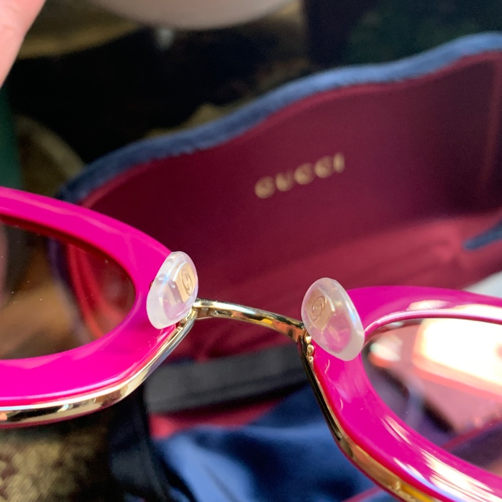 SOLD⛔️Authentic GUCCI 44 Round Crystals acetate/metal sunglasses - Picture 8 of 16